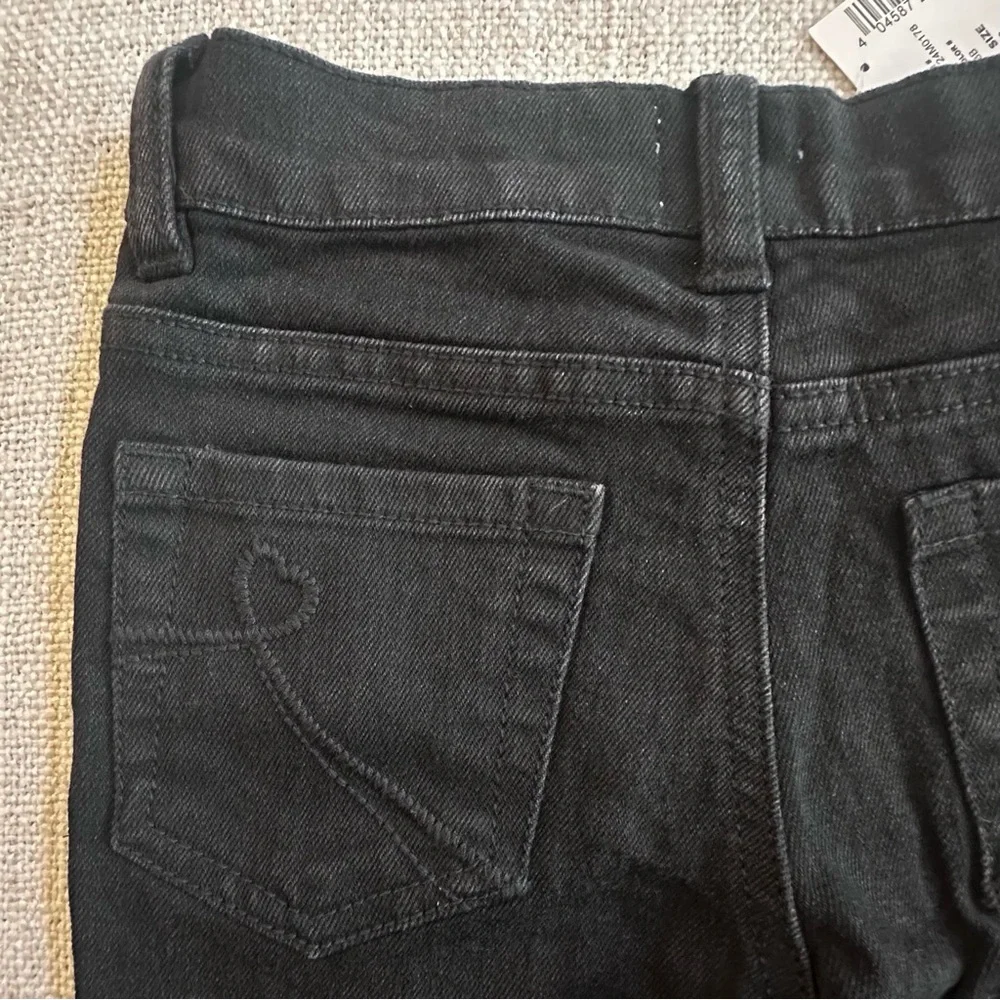 THE CHILDREN'S PLACE Black Skinny Slim Stretch Jean Adjustable Waist Girl 8 SLIM